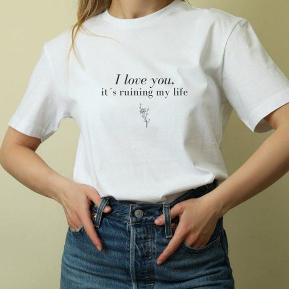Gildan Other - I Love You, Its Ruining My Life Tortured Poets Unisex Tshirt